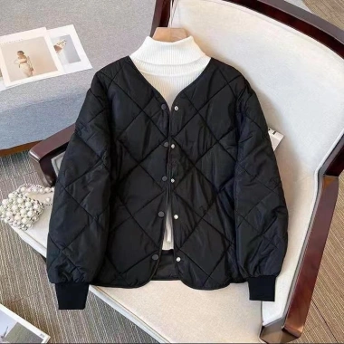 Áo khoác phao QCCC mùa đông dài tay mềm mịn, ấm áp, cúc bấm - Giá 199.000 VND 9