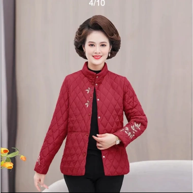 Áo khoác phao siêu nhẹ thêu họa tiết thu đông 2.023 cho nữ trung niên - Giá 468.942₫