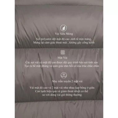 Áo khoác phạo siêu nhẹ V2 TINGO Unisex Nam Nữ – vải công nghệ Aps17, giá ưu đãi 450.000₫ 7 Áo khoác phạo siêu nhẹ V2 TINGO Unisex Nam Nữ – vải công nghệ Aps17, giá ưu đãi 450.000₫ 7