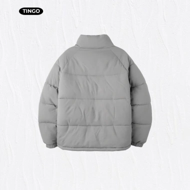 Áo khoác phao suông lót lông cừu cao cấp TINGO – Đại hàn dày dặn, chống rét, giữ ấm Unisex 310k