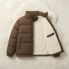 Áo Khoác Phao Suông Lót Lông Cừu Cao Cấp Unisex - Đại Hàn Dày Dặn Chống Rách, Giữ Ấm 2.025 Giá 199.999₫
