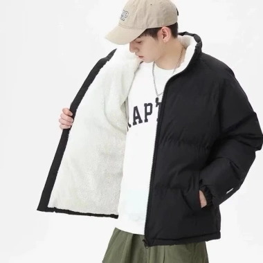 Áo Khoác Phao Suông Lót Lông Cừu Cao Cấp Unisex - Đại Hàn Dày Dặn Chống Rách, Giữ Ấm 2.025 Giá 199.999₫ 7