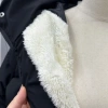 Áo Khoác Phao Unisex 3 Lớp Mũ Tháo Rời, Lót Lông Dày Siêu Ấm, Form Rộng Đa Dụng 8