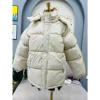 Áo Khoác Phao Unisex 3 Lớp Mũ Tháo Rời, Lót Lông Dày Siêu Ấm, Form Rộng Đa Dụng 9