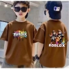 Áo khoác Robot Guitarist cho trẻ 3-14 tuổi, 90-150cm, cotton 100%, thoáng mát, T-Shirt, thanh toán khi nhận
