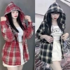 Áo khoác sơ mi dạ kẻ chống nắng, chất dày dặn, mặc 4 mùa cho nam và nữ chỉ 109k 2