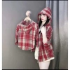 Áo khoác sơ mi dạ kẻ chống nắng, chất dày dặn, mặc 4 mùa cho nam và nữ chỉ 109k 4