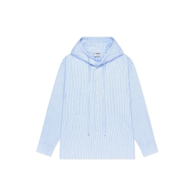 Áo khoác sơ mi Oxford nón rộng chống nắng, vải dày, form đứng trẻ trung - 190k