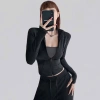 Áo khoác tập Gym nữ AKT - Chống nắng, co giãn, thấm hút mồ hôi, tôn body, giá ưu đãi 68.000 VND 10