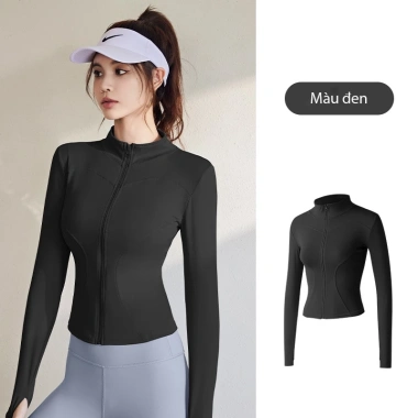 Áo Khoác Tập Gym Nữ GLASSHOP AK1 - Thể Thao Chống Nắng, Khóa Kéo, Giá 134,100₫