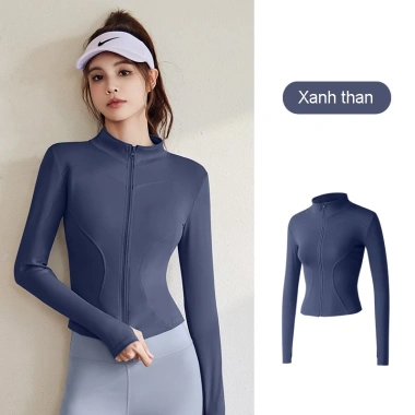 Áo Khoác Tập Gym Nữ GLASSHOP AK1 - Thể Thao Chống Nắng, Khóa Kéo, Giá 134,100₫ 6 Áo Khoác Tập Gym Nữ GLASSHOP AK1 - Thể Thao Chống Nắng, Khóa Kéo, Giá 134,100₫ 6
