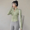 Áo khoác thun dày dặn co dãn cho nữ tập gym yoga aerobic, chống nắng, giá ưu đãi 150k 4