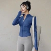Áo khoác thun dày dặn co dãn cho nữ tập gym yoga aerobic, chống nắng, giá ưu đãi 150k 6