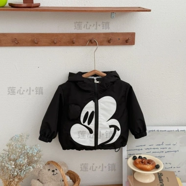 Áo khoác trẻ 2-6 tuổi chống gió thêu mùa thu thoáng khí làm mát nhẹ sành điệu – 382.816₫
