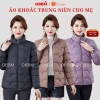 Áo khoác trung niên nữ áo phao bông siêu ấm, mặc nhà hay đi chơi, chỉ 285.000đ