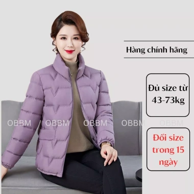 Áo khoác trung niên nữ áo phao bông siêu ấm, mặc nhà hay đi chơi, chỉ 285.000đ 5 Áo khoác trung niên nữ áo phao bông siêu ấm, mặc nhà hay đi chơi, chỉ 285.000đ 5