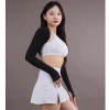 Áo Khoác UNIQ Nửa Lưng Thể Thao Nữ – Tay Dài Xỏ Ngón, Vải Thoáng Khí, Giá Ưu Đãi 234k 7