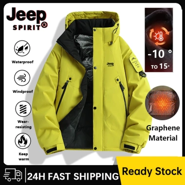Ao Khoác Unisex JEEP Spirited Mùa Đông Dày Ấm Áp Chống Thấm Nước Gió, Hợp Leo Núi - 538.920₫