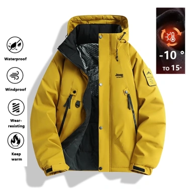Ao Khoác Unisex JEEP Spirited Mùa Đông Dày Ấm Áp Chống Thấm Nước Gió, Hợp Leo Núi - 538.920₫
