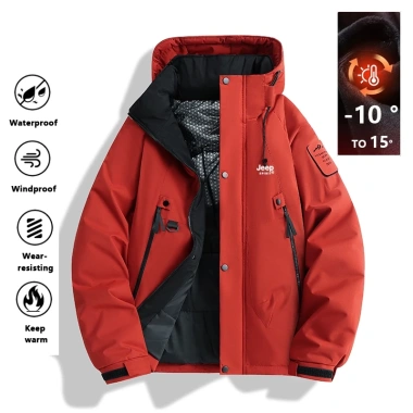 Ao Khoác Unisex JEEP Spirited Mùa Đông Dày Ấm Áp Chống Thấm Nước Gió, Hợp Leo Núi - 538.920₫
