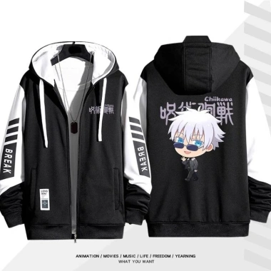 Áo khoác unisex PS2 Jujutsu Kaisen Gojo Satoru dây kéo – Top SP2 giảm 23% chỉ 227.880₫ 7