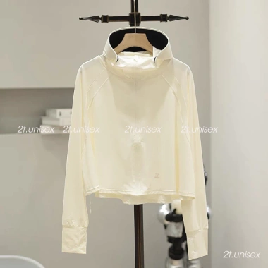 Áo khoác UV lụa băng thoáng, mũ rộng vành, freesize, dáng lửng P67 – chỉ 150k 6