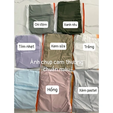 Áo khoác UV lụa băng thoáng, mũ rộng vành, freesize, dáng lửng P67 – chỉ 150k 9