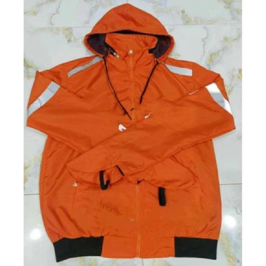 Áo khoác vải dù Cam SPiF chống nắng, logo và tay che nắng, giá 129.000₫