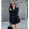 Áo khoác vest 6 cúc tag đá tay dài - 2 màu cúc vàng đen, giá chỉ 479.000đ LL 3