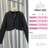 Áo khoác vest blazer Mely Fashion croptop vạt bầu dài tay hai lớp, đệm vai ruby 310.000₫ 4