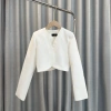 Áo khoác vest blazer Mely Fashion croptop vạt bầu dài tay hai lớp, đệm vai ruby 310.000₫ 8