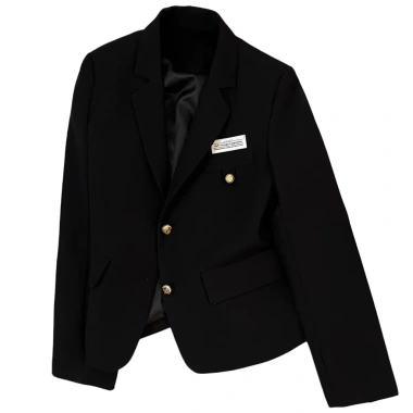 Áo khoác vest dáng ngắn màu đen thời trang mùa thu cho nữ - giảm 18 phần trăm chỉ 357.476₫
