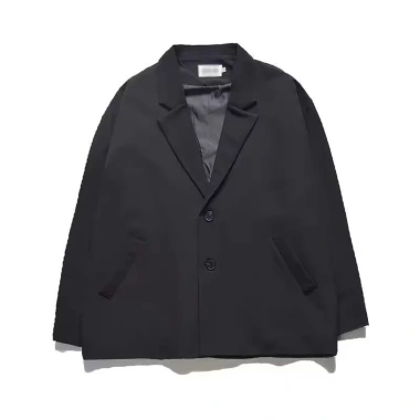 Áo khoác vest dáng rộng màu đơn giản Hàn Quốc thời trang nam - 247,320₫
