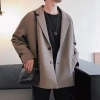 Áo khoác vest dáng rộng màu đơn giản Hàn Quốc thời trang nam - 247,320₫ 7