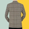 Áo khoác vest kẻ sọc caro Hàn Quốc cao cấp, size M-3XL, thời trang thu đông nam trung niên giảm giá 3