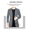 Áo khoác vest kẻ sọc caro Hàn Quốc cao cấp, size M-3XL, thời trang thu đông nam trung niên giảm giá 5