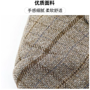 Áo khoác vest kẻ sọc caro Hàn Quốc cao cấp, size M-3XL, thời trang thu đông nam trung niên giảm giá 9 Áo khoác vest kẻ sọc caro Hàn Quốc cao cấp, size M-3XL, thời trang thu đông nam trung niên giảm giá 9