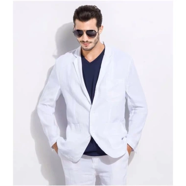 Áo khoác vest linen nam tính, sang trọng – Giá chỉ 379.050đ, giảm giá tới 17%