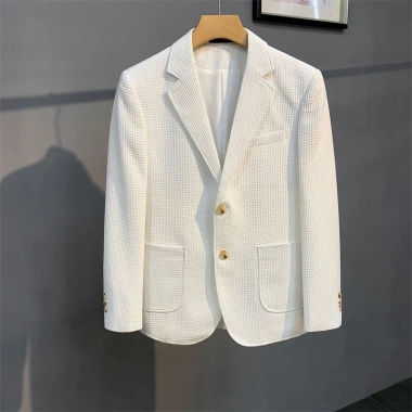 Áo khoác vest nam màu trơn dáng ôm phong cách Anh Quốc - Mùa thu giảm giá 22%