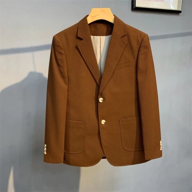 Áo khoác vest nam màu trơn dáng ôm phong cách Anh Quốc - Mùa thu giảm giá 22%