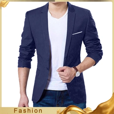 Áo khoác vest nam một nút, tay dài, dáng ôm, công sở - Giá giảm 332.699₫