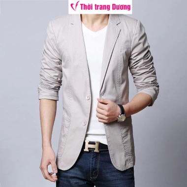 Áo khoác vest nam vải kaki cao cấp SY8.389 - Thời trang Dương giá ưu đãi 680.000đ