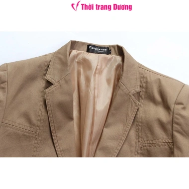 Áo khoác vest nam vải kaki cao cấp SY8.389 - Thời trang Dương giá ưu đãi 680.000đ