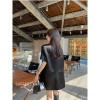 Áo khoác vest ngắn tay mỏng màu đen cho phụ nữ - satin acetate mới, rộng vừa vặn, dài vừa phải, giá chỉ 510.075₫ 5