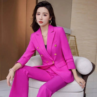 Áo Khoác Vest Nữ Đỏ Hồng Cao Cấp - Thiết Kế Sang Trọng, Giá 1.041.021 VND 7