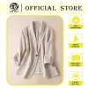 Áo khoác vest nữ tay lỡ 1 khuy linen xịn xò, đứng form - Giá chỉ 378.000 VND 5
