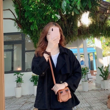 Áo khoác vest vintage phong cách Hàn Quốc - Siêu nhẹ, thời trang, giá chỉ 138.000₫