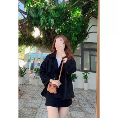 Áo khoác vest vintage phong cách Hàn Quốc - Siêu nhẹ, thời trang, giá chỉ 138.000₫