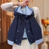 Áo khoác vỏ mềm bé gái mùa xuân thu thời trang mỏng cỡ lớn - Giá chỉ 263.870₫ 5