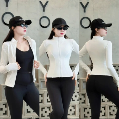 Áo khoác yoga nữ YLYSPORT A05 – Chống nắng, thấm mồ hôi, 40‑70kg, 84.753 VND 6